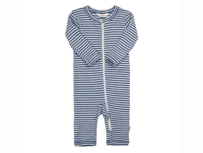 Joha blue striped wool/silk one-piece