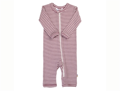 Joha heather wool/silk one-piece with stripes