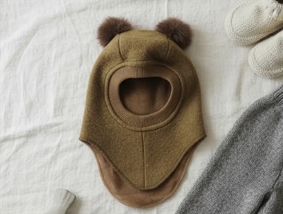 Huttelihut balaclava Big Bear mole grey alpaca