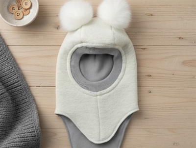 Huttelihut balaclava Big Bear white/white alpaca