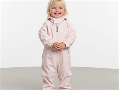Ver de Terre rose powder rainwear set PU