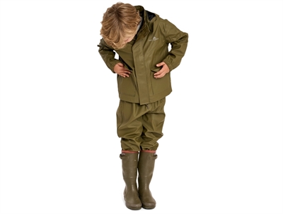 Ver de Terre dark moss rainwear set PU