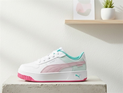 Puma Carina Street sneakers white/pink/turquoise  