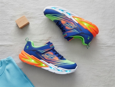 Skechers sneakers blue multi with lights