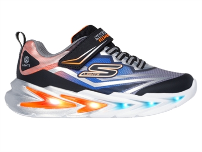 Skechers sneakers black/silver multi with lights