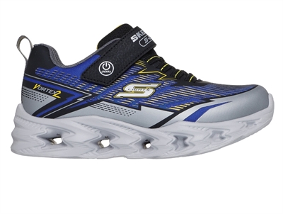 Skechers sneakers black/silver multi with lights