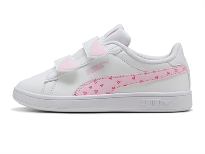 Puma Smash sneaker white/lavender glitter
