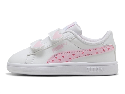 Puma Smash sneaker white/lavender glitter