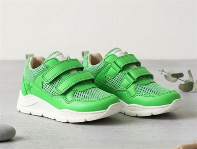 Bisgaard sneaker neon green with velcro