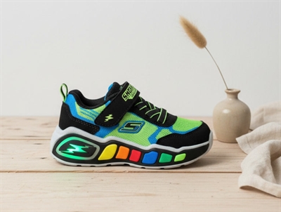 Skechers sneakers lavender multicolor with unicorn and lights