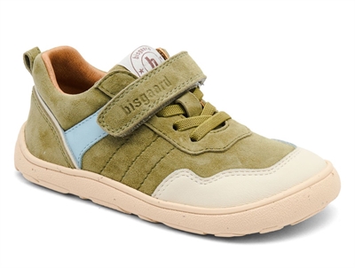 Bisgaard Baloo shoes sage with elastic and velcro