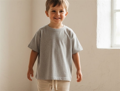 Soft Gallery t-shirt Asger gray Melange