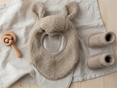 Huttelihut cobblestone balaclava Ears Teddy