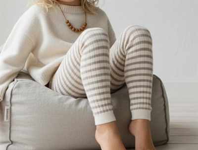 MP Kallie leggings woodrose with stripes cotton