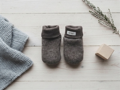 Huttelihut brown melange mittens  