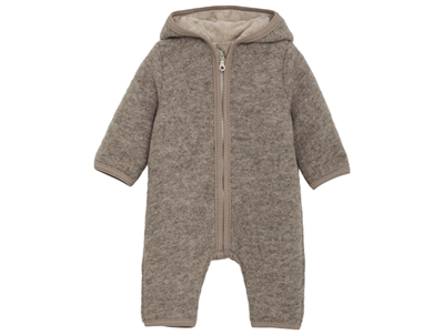 Huttelihut pramsuit camel melange with hood