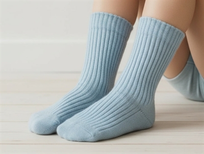 Joha socks light blue wool