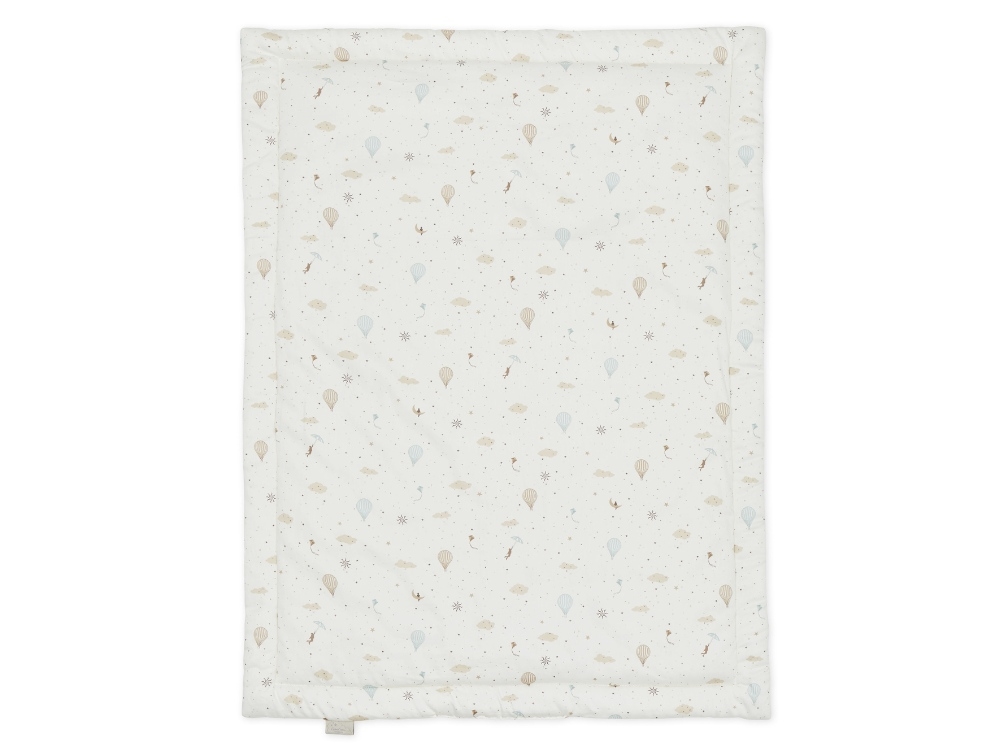 Cam Cam star pillow pressed leaves blue