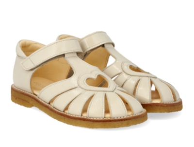 Angulus sandal purple pastel with glitter heart  