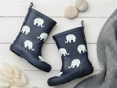 CeLaVi dark navy elephant rubber boot