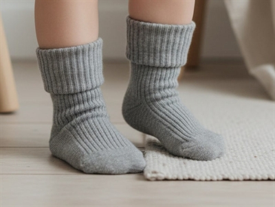 MP cotton socks grey melange (3-pack)