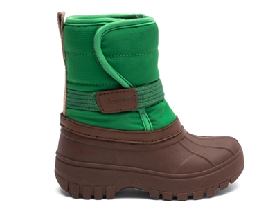 Bisgaard brown snow boot Pacson with velcro and TEX
