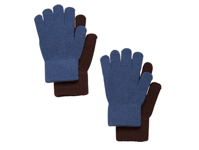 CeLaVi knitted mittens china blue 2-pack