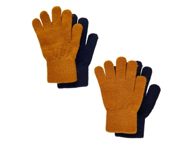 CeLaVi knitted mittens pumpkin spice 2-pack