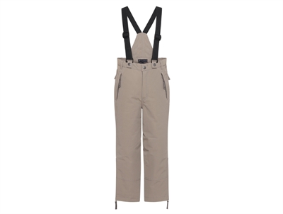 VER de TERRE ski pants caramel with detachable suspenders and snow cuffs