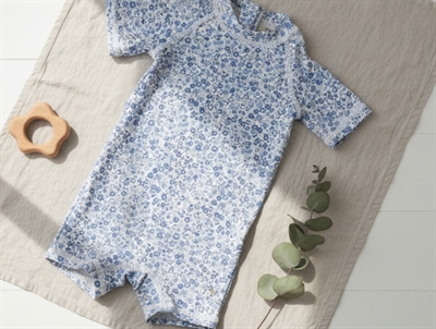 Wheat blue flower meadow swimsuit Cas UVA+UVB 40+