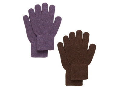CeLaVi knitted mittens moonscape 2-pack with glitter