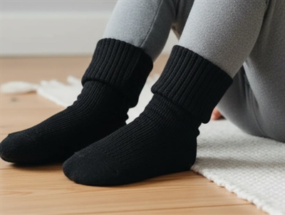 MP socks wool black (2-Pack)