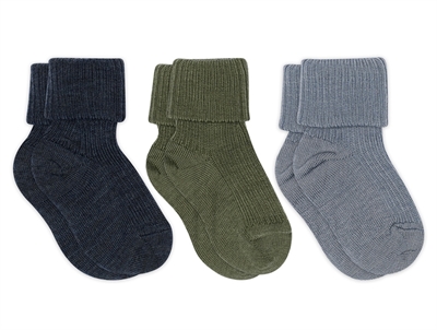 MP grey melange mix socks wool (3-pack)
