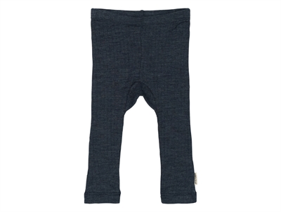 Mikk-Line leggings melange blue nights in merino wool