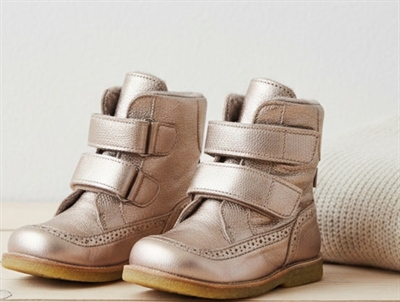 Bisgaard winter boot Elba platin with velcro and TEX