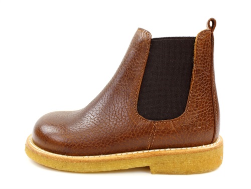 Indien Udover Seaside Buy Angulus winter ancle boot cognac with wool lining at MilkyWalk