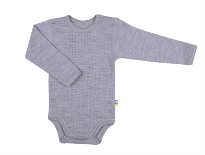 Joha light grey melange body merino wool  