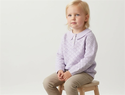 FUB blouse pointelle ametyst cotton