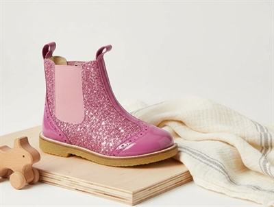 Angulus heather glitter bootie (narrow)