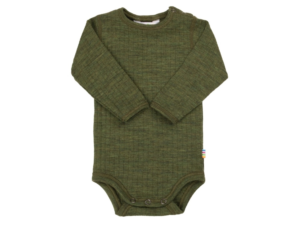 Joha light grey melange body merino wool  