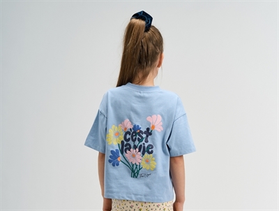 THE NEW t-shirt forever blue with floral print