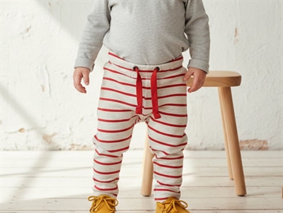 Wheat pants Nicklas paprika stripes