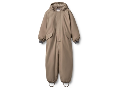 Wheat Ludo rubber snowsuit dry wood with detachable hood