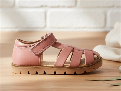 Bisgaard sandal Beka nude with velcro