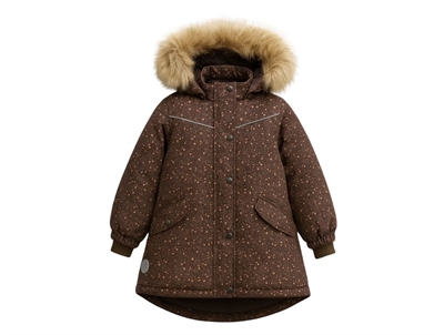 Wheat eggplant buttercups Mathilde winter jacket