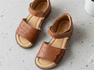 Bisgaard sandal Alexa cognac with velcro