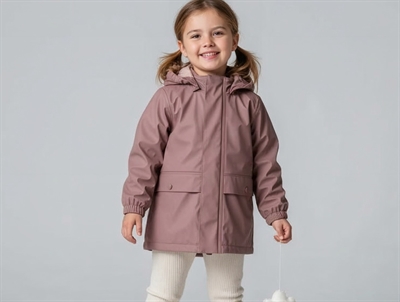 Wheat thermal rainwear jacket Ajo dusty lilac