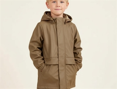 Wheat hazel thermal rain jacket Ajo