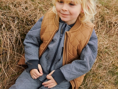 Wheat Loui thermo jacket ink stripe with stripes