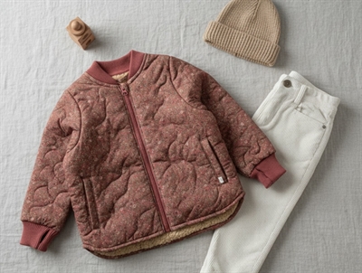 Wheat thermal jacket Benni tangled flowers